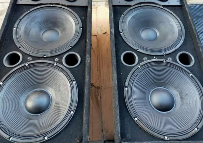 Professional subwoofer speaker cabinets